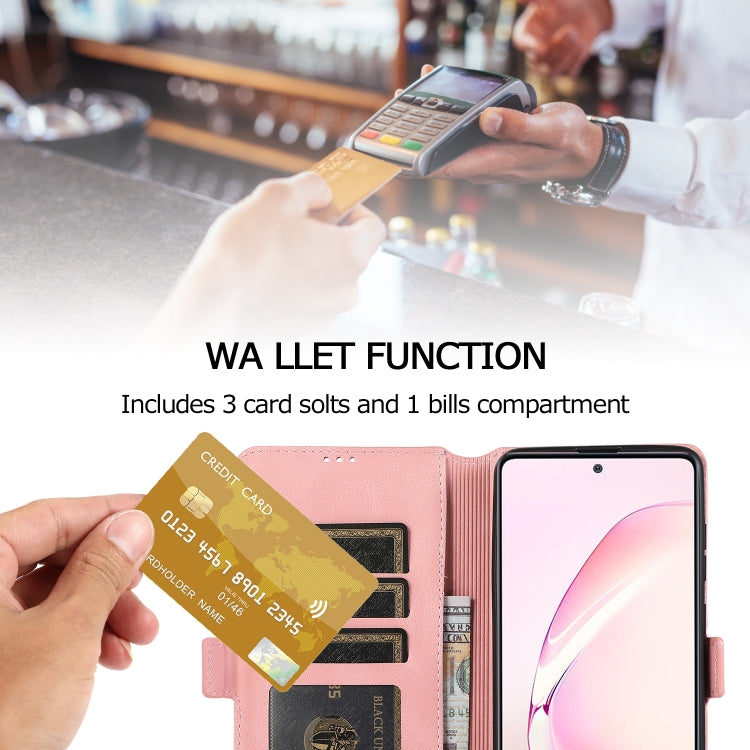 For Samsung Galaxy Note 10 Lite Retro Magnetic Closing Clasp Horizontal Flip Leather Case with Holder & Card Slots & Photo Frame & Wallet