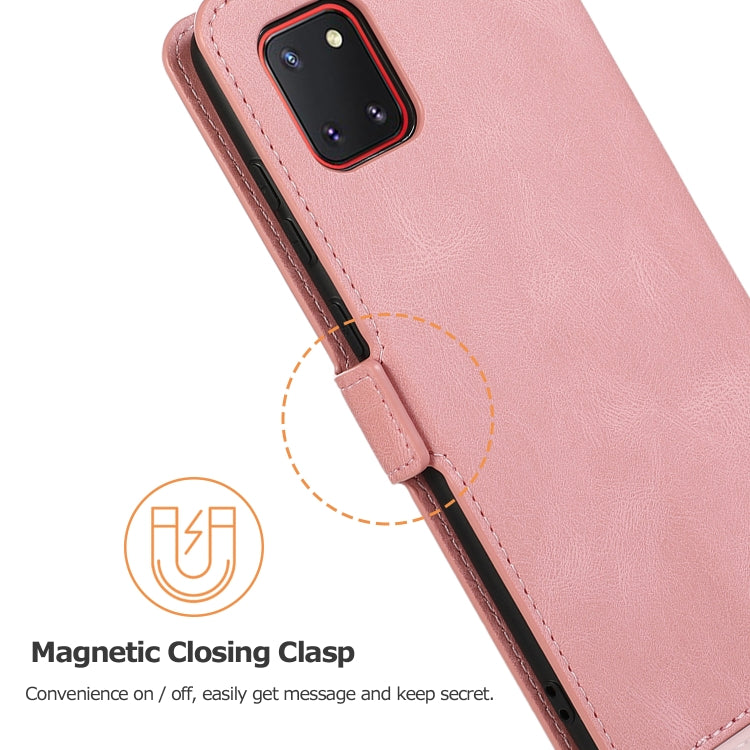 For Samsung Galaxy Note 10 Lite Retro Magnetic Closing Clasp Horizontal Flip Leather Case with Holder & Card Slots & Photo Frame & Wallet