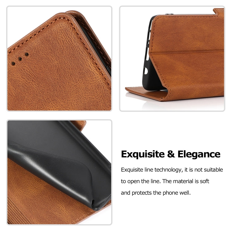 For Samsung Galaxy Note 10 Lite Retro Magnetic Closing Clasp Horizontal Flip Leather Case with Holder & Card Slots & Photo Frame & Wallet