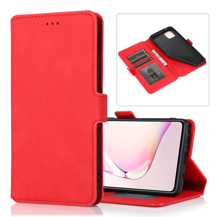 For Samsung Galaxy Note 10 Lite Retro Magnetic Closing Clasp Horizontal Flip Leather Case with Holder & Card Slots & Photo Frame & Wallet