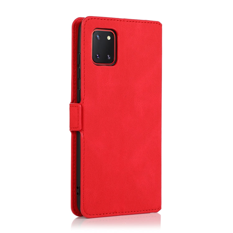 For Samsung Galaxy Note 10 Lite Retro Magnetic Closing Clasp Horizontal Flip Leather Case with Holder & Card Slots & Photo Frame & Wallet