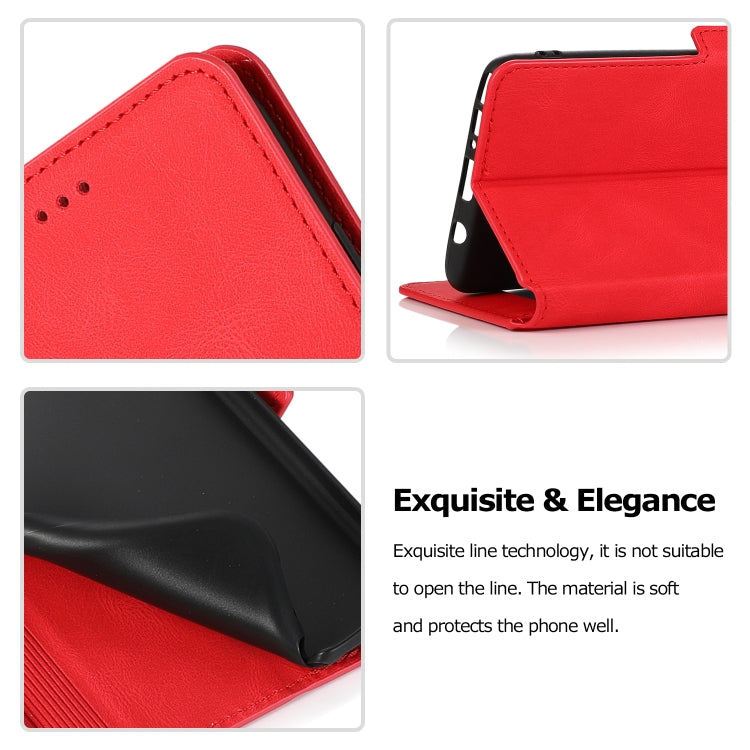 For Samsung Galaxy Note 10 Lite Retro Magnetic Closing Clasp Horizontal Flip Leather Case with Holder & Card Slots & Photo Frame & Wallet