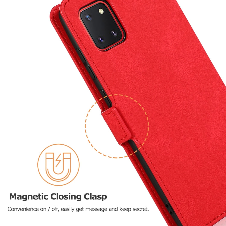 For Samsung Galaxy Note 10 Lite Retro Magnetic Closing Clasp Horizontal Flip Leather Case with Holder & Card Slots & Photo Frame & Wallet