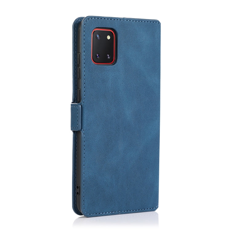 For Samsung Galaxy Note 10 Lite Retro Magnetic Closing Clasp Horizontal Flip Leather Case with Holder & Card Slots & Photo Frame & Wallet