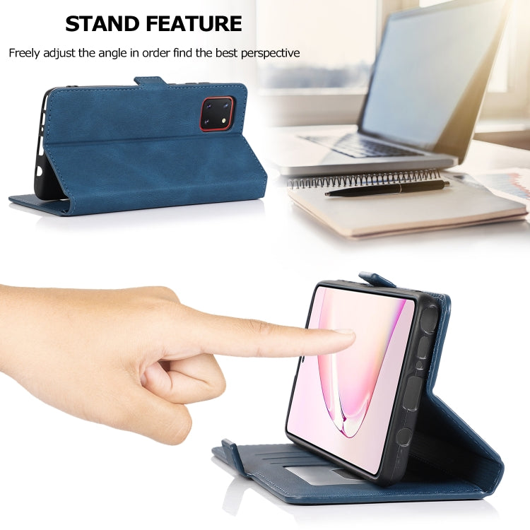 For Samsung Galaxy Note 10 Lite Retro Magnetic Closing Clasp Horizontal Flip Leather Case with Holder & Card Slots & Photo Frame & Wallet