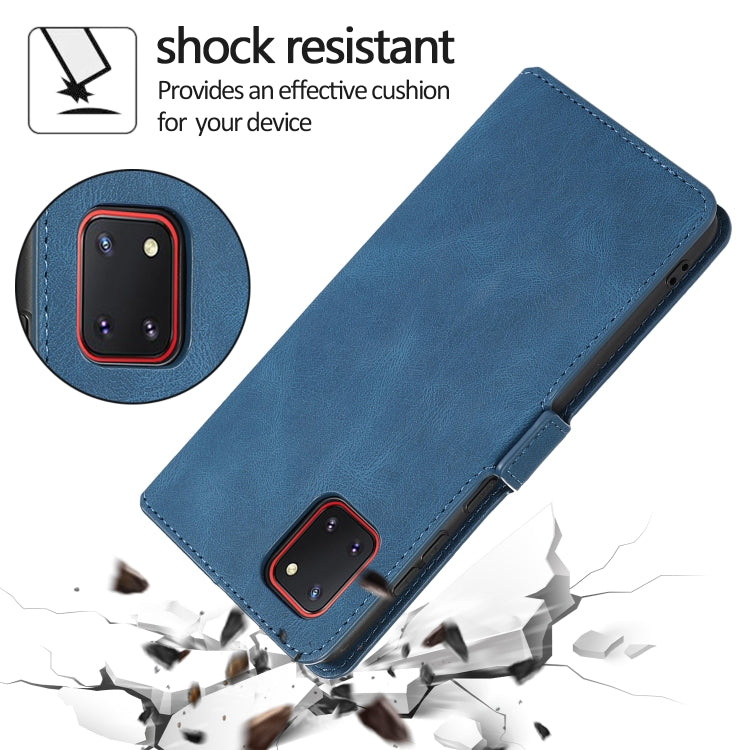 For Samsung Galaxy Note 10 Lite Retro Magnetic Closing Clasp Horizontal Flip Leather Case with Holder & Card Slots & Photo Frame & Wallet