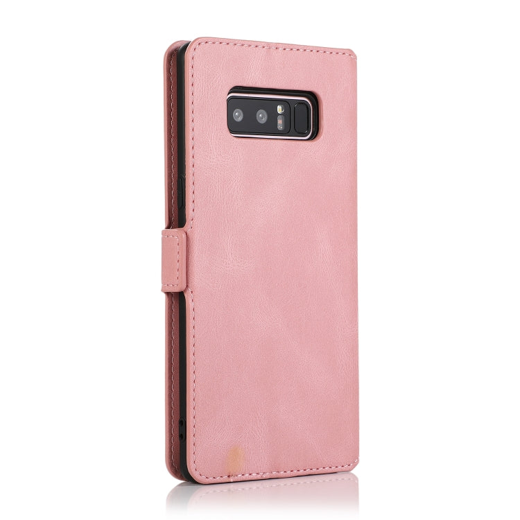 For Samsung Galaxy Note 8 Retro Magnetic Closing Clasp Horizontal Flip Leather Case with Holder & Card Slots & Photo Frame & Wallet