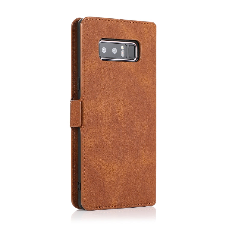 For Samsung Galaxy Note 8 Retro Magnetic Closing Clasp Horizontal Flip Leather Case with Holder & Card Slots & Photo Frame & Wallet