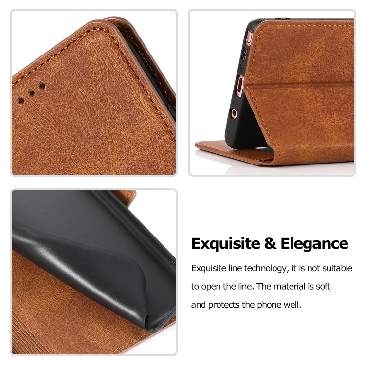 For Samsung Galaxy Note 8 Retro Magnetic Closing Clasp Horizontal Flip Leather Case with Holder & Card Slots & Photo Frame & Wallet