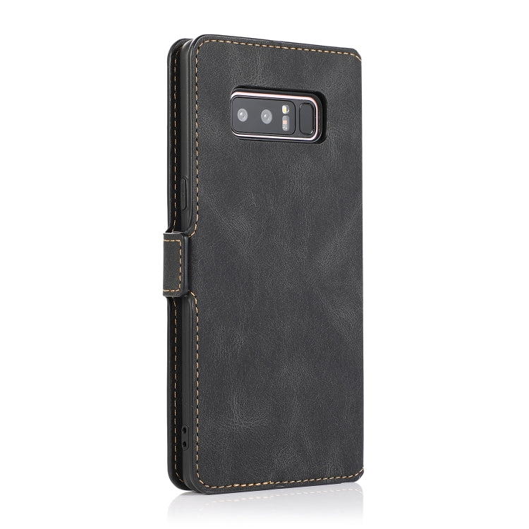 For Samsung Galaxy Note 8 Retro Magnetic Closing Clasp Horizontal Flip Leather Case with Holder & Card Slots & Photo Frame & Wallet
