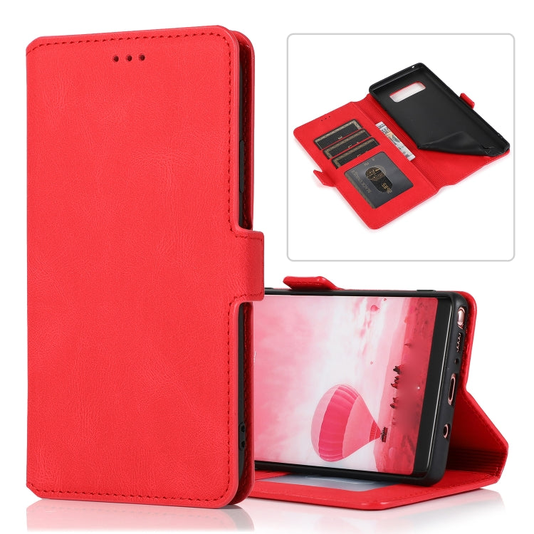For Samsung Galaxy Note 8 Retro Magnetic Closing Clasp Horizontal Flip Leather Case with Holder & Card Slots & Photo Frame & Wallet