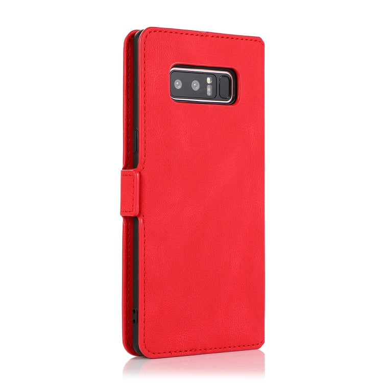 For Samsung Galaxy Note 8 Retro Magnetic Closing Clasp Horizontal Flip Leather Case with Holder & Card Slots & Photo Frame & Wallet