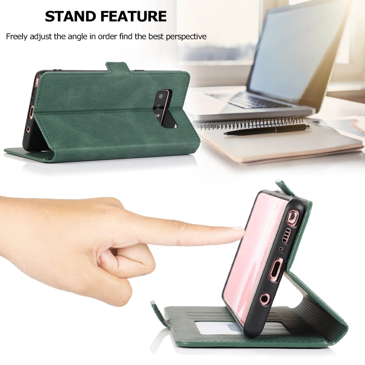 For Samsung Galaxy Note 8 Retro Magnetic Closing Clasp Horizontal Flip Leather Case with Holder & Card Slots & Photo Frame & Wallet