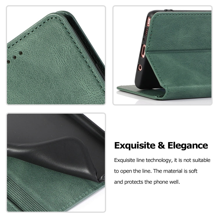 For Samsung Galaxy Note 8 Retro Magnetic Closing Clasp Horizontal Flip Leather Case with Holder & Card Slots & Photo Frame & Wallet