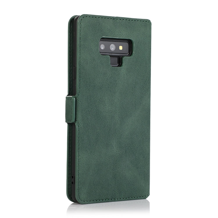 For Samsung Galaxy Note 9 Retro Magnetic Closing Clasp Horizontal Flip Leather Case with Holder & Card Slots & Photo Frame & Wallet