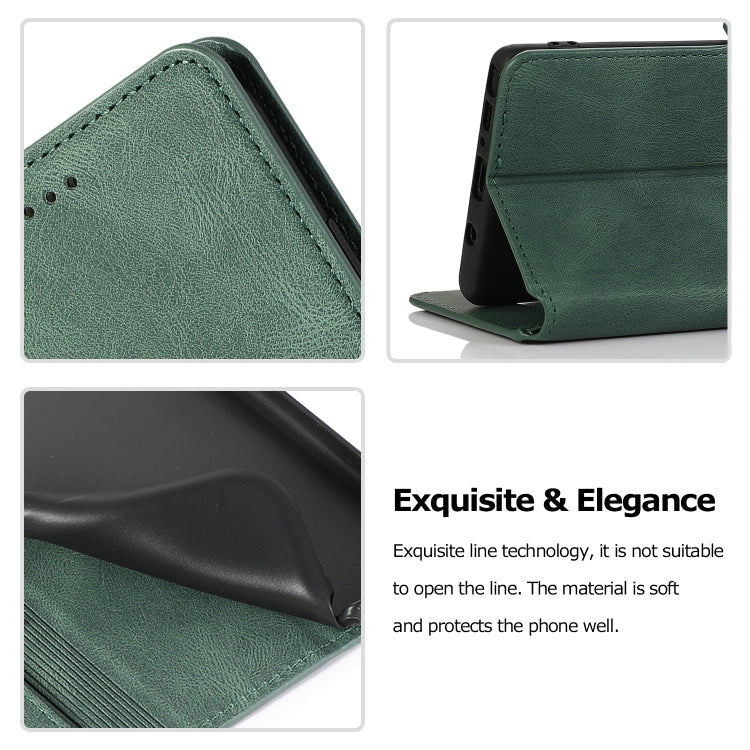 For Samsung Galaxy Note 9 Retro Magnetic Closing Clasp Horizontal Flip Leather Case with Holder & Card Slots & Photo Frame & Wallet