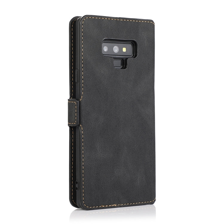 For Samsung Galaxy Note 9 Retro Magnetic Closing Clasp Horizontal Flip Leather Case with Holder & Card Slots & Photo Frame & Wallet