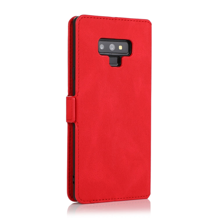 For Samsung Galaxy Note 9 Retro Magnetic Closing Clasp Horizontal Flip Leather Case with Holder & Card Slots & Photo Frame & Wallet