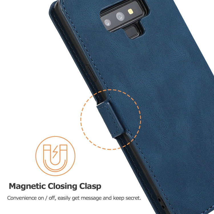 For Samsung Galaxy Note 9 Retro Magnetic Closing Clasp Horizontal Flip Leather Case with Holder & Card Slots & Photo Frame & Wallet