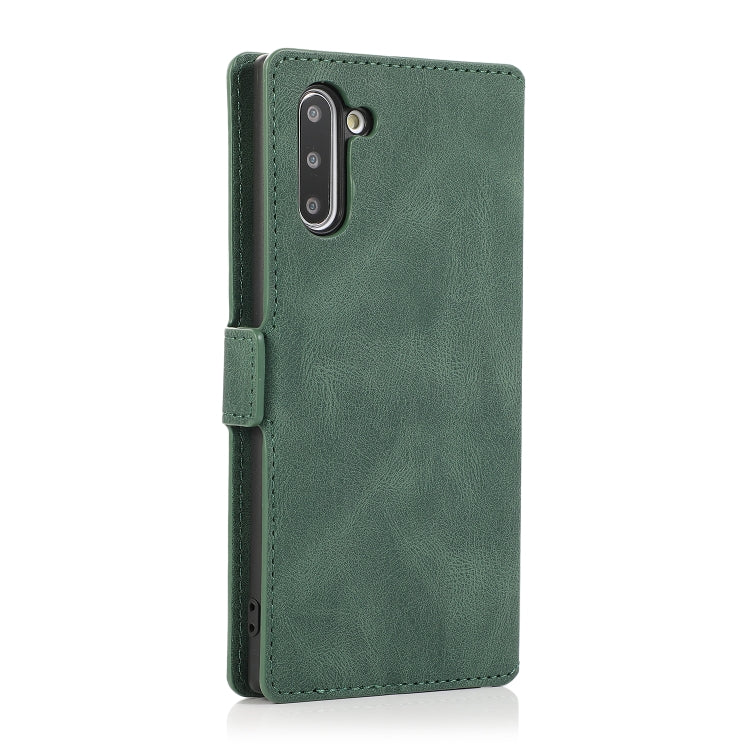 For Samsung Galaxy Note 10 Retro Magnetic Closing Clasp Horizontal Flip Leather Case with Holder & Card Slots & Photo Frame & Wallet