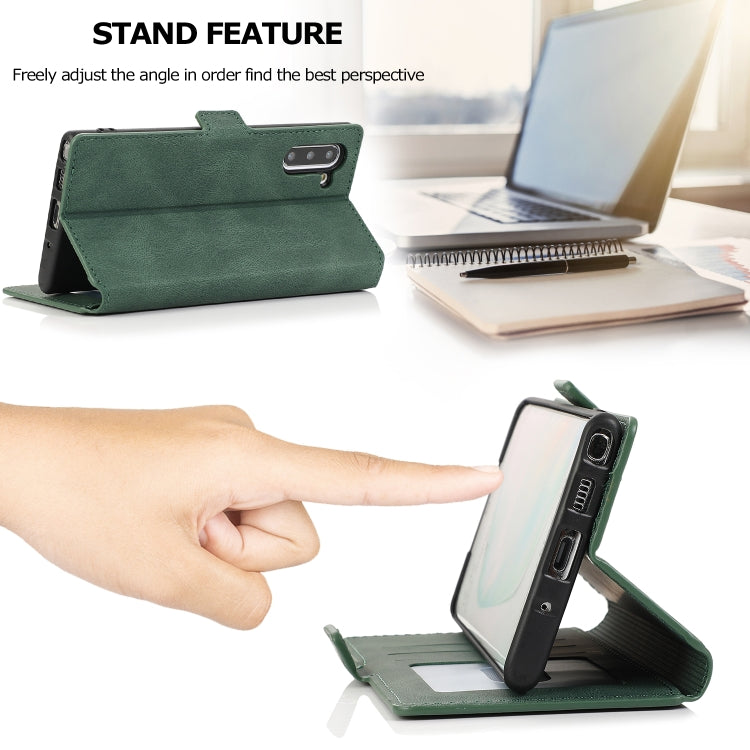 For Samsung Galaxy Note 10 Retro Magnetic Closing Clasp Horizontal Flip Leather Case with Holder & Card Slots & Photo Frame & Wallet