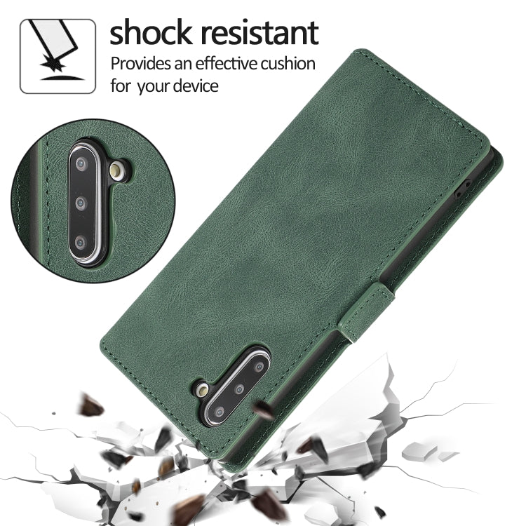 For Samsung Galaxy Note 10 Retro Magnetic Closing Clasp Horizontal Flip Leather Case with Holder & Card Slots & Photo Frame & Wallet