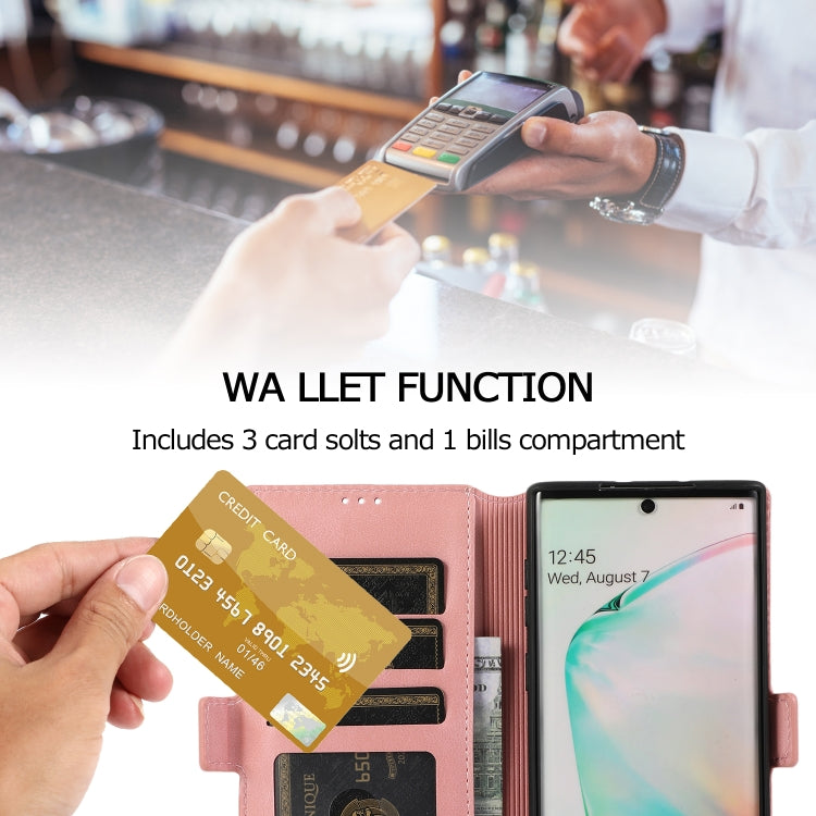 For Samsung Galaxy Note 10 Retro Magnetic Closing Clasp Horizontal Flip Leather Case with Holder & Card Slots & Photo Frame & Wallet