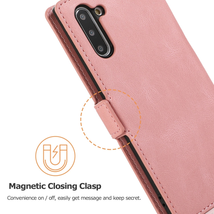 For Samsung Galaxy Note 10 Retro Magnetic Closing Clasp Horizontal Flip Leather Case with Holder & Card Slots & Photo Frame & Wallet