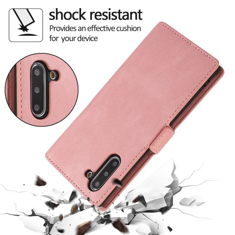 For Samsung Galaxy Note 10 Retro Magnetic Closing Clasp Horizontal Flip Leather Case with Holder & Card Slots & Photo Frame & Wallet