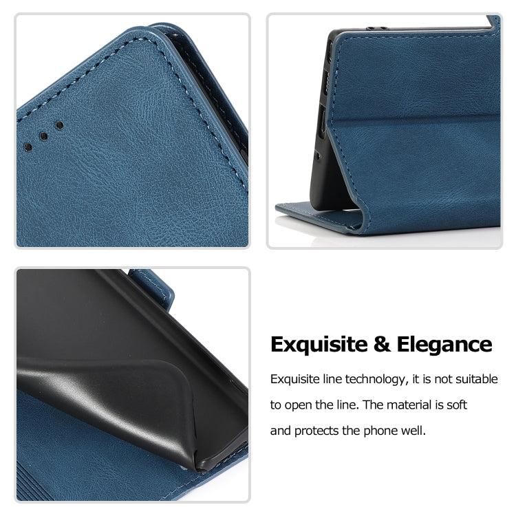 For Samsung Galaxy Note 10 Retro Magnetic Closing Clasp Horizontal Flip Leather Case with Holder & Card Slots & Photo Frame & Wallet
