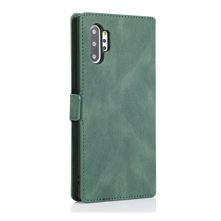 For Samsung Galaxy Note 10 Plus Retro Magnetic Closing Clasp Horizontal Flip Leather Case with Holder & Card Slots & Photo Frame & Wallet