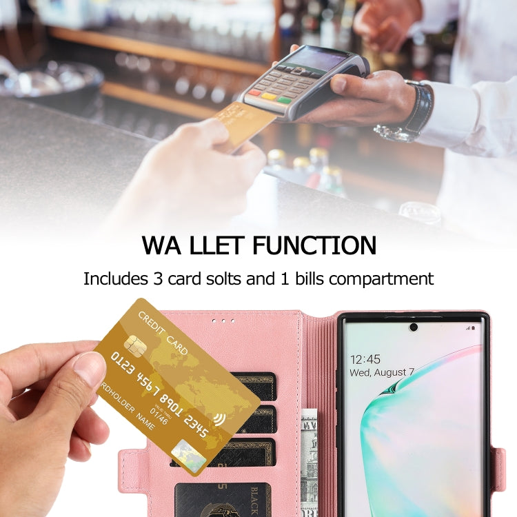 For Samsung Galaxy Note 10 Plus Retro Magnetic Closing Clasp Horizontal Flip Leather Case with Holder & Card Slots & Photo Frame & Wallet