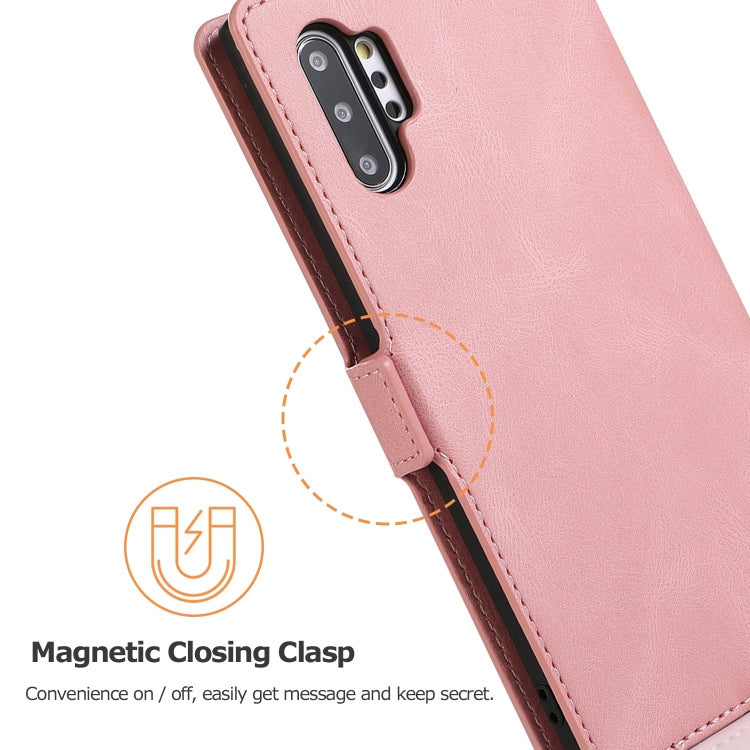 For Samsung Galaxy Note 10 Plus Retro Magnetic Closing Clasp Horizontal Flip Leather Case with Holder & Card Slots & Photo Frame & Wallet