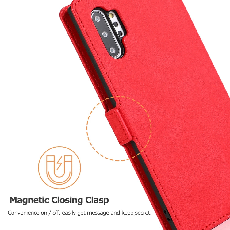 For Samsung Galaxy Note 10 Plus Retro Magnetic Closing Clasp Horizontal Flip Leather Case with Holder & Card Slots & Photo Frame & Wallet