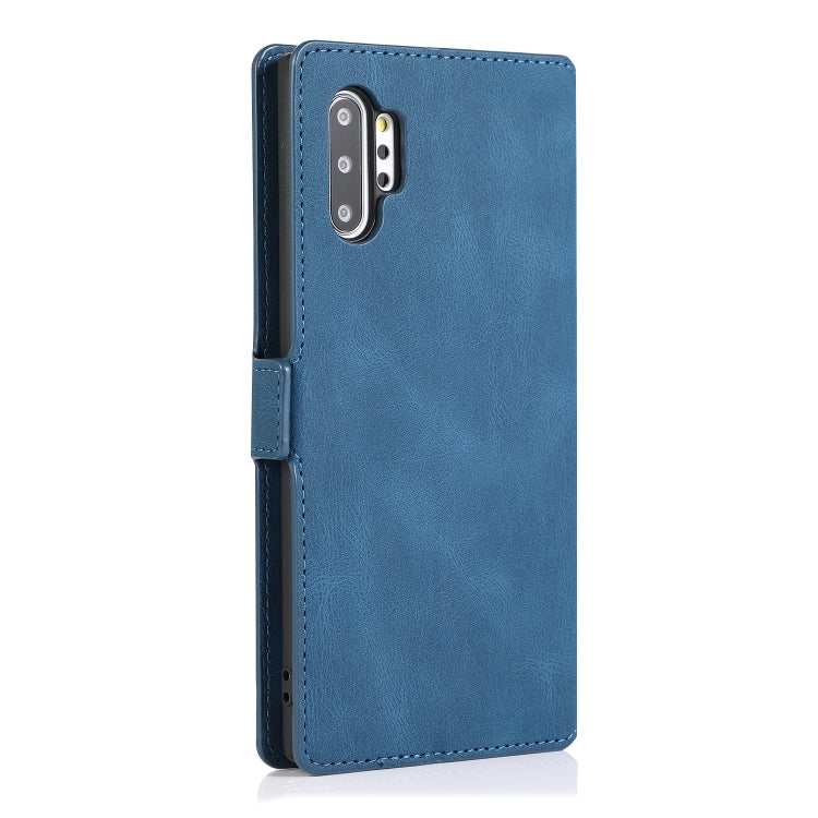 For Samsung Galaxy Note 10 Plus Retro Magnetic Closing Clasp Horizontal Flip Leather Case with Holder & Card Slots & Photo Frame & Wallet