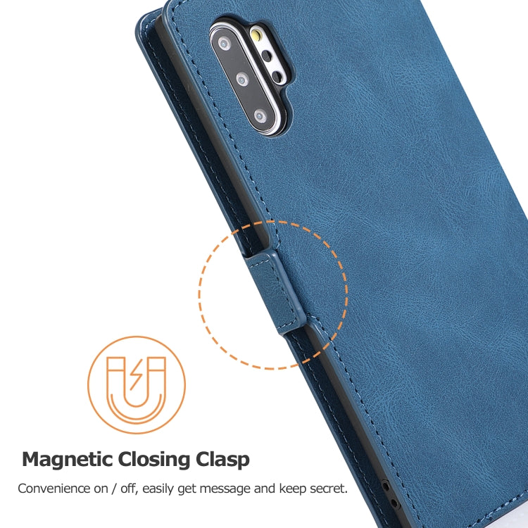 For Samsung Galaxy Note 10 Plus Retro Magnetic Closing Clasp Horizontal Flip Leather Case with Holder & Card Slots & Photo Frame & Wallet
