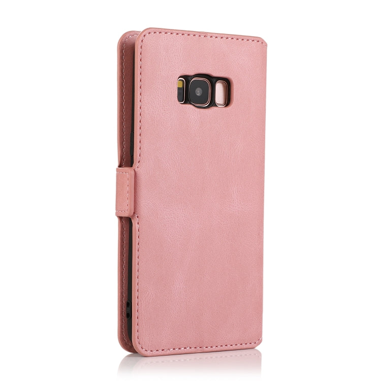 For Samsung Galaxy S8 Retro Magnetic Closing Clasp Horizontal Flip Leather Case with Holder & Card Slots & Photo Frame & Wallet