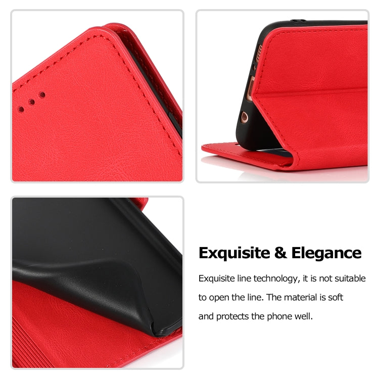 For Samsung Galaxy S8 Retro Magnetic Closing Clasp Horizontal Flip Leather Case with Holder & Card Slots & Photo Frame & Wallet