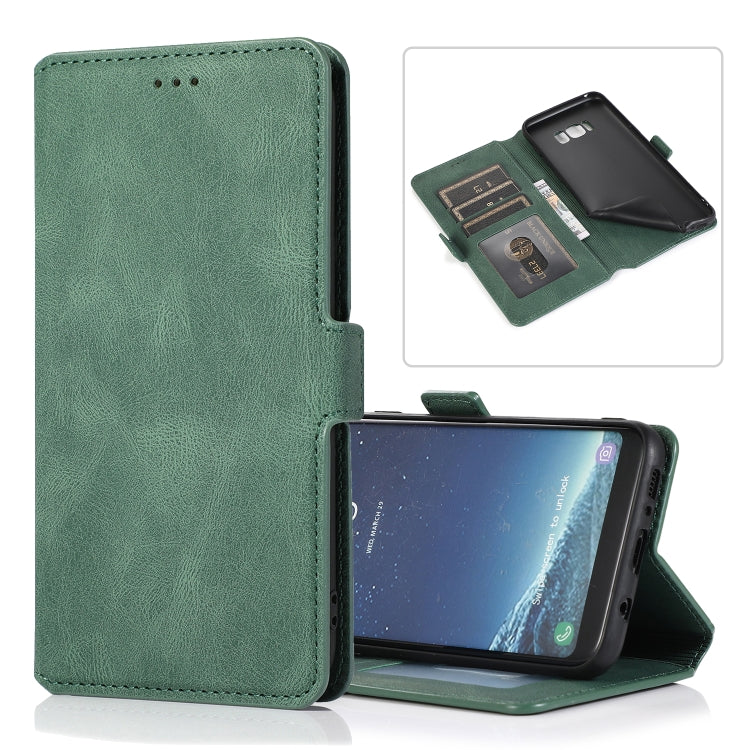 For Samsung Galaxy S8 Plus Retro Magnetic Closing Clasp Horizontal Flip Leather Case with Holder & Card Slots & Photo Frame & Wallet