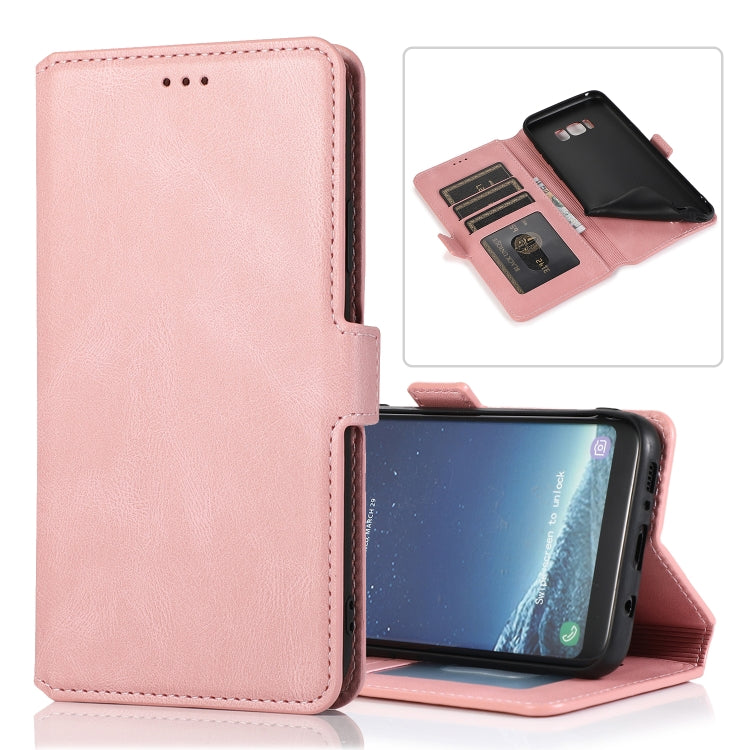 For Samsung Galaxy S8 Plus Retro Magnetic Closing Clasp Horizontal Flip Leather Case with Holder & Card Slots & Photo Frame & Wallet