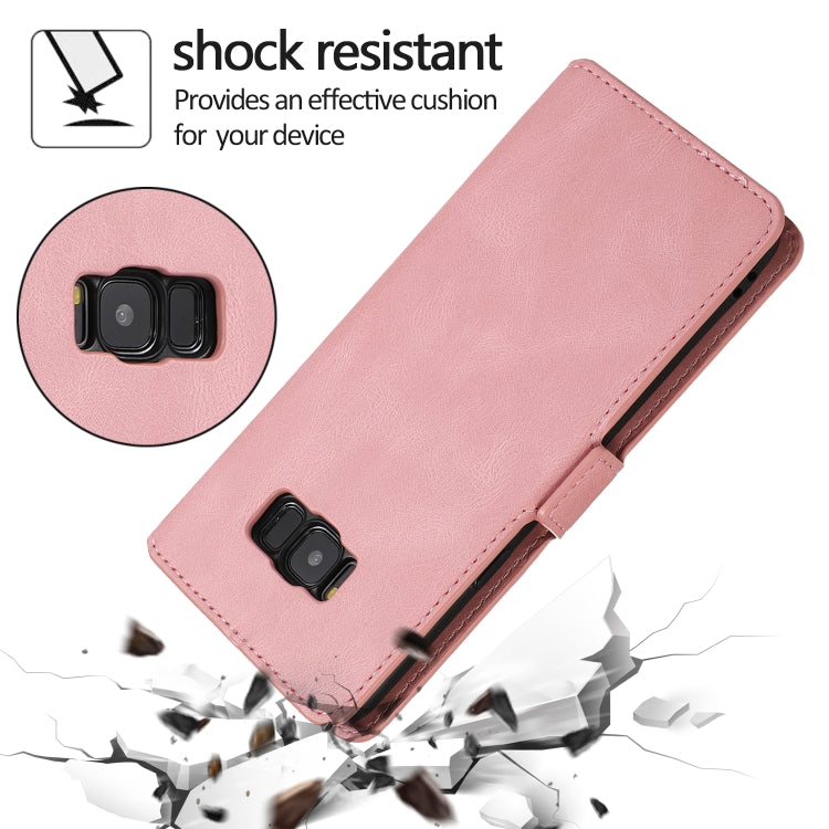 For Samsung Galaxy S8 Plus Retro Magnetic Closing Clasp Horizontal Flip Leather Case with Holder & Card Slots & Photo Frame & Wallet