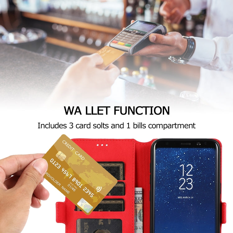 For Samsung Galaxy S8 Plus Retro Magnetic Closing Clasp Horizontal Flip Leather Case with Holder & Card Slots & Photo Frame & Wallet