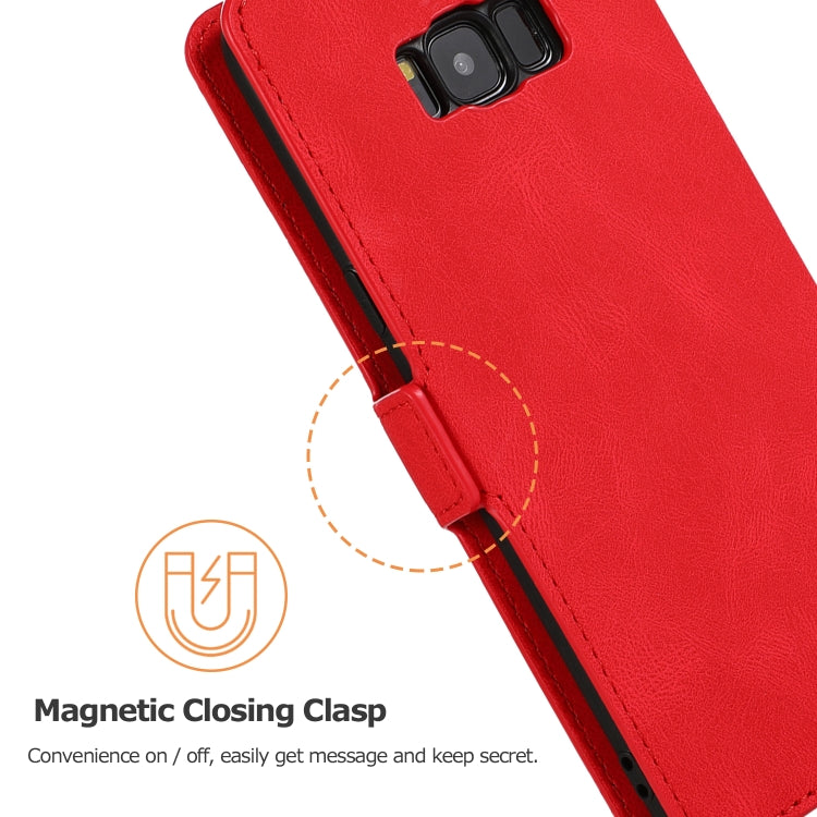 For Samsung Galaxy S8 Plus Retro Magnetic Closing Clasp Horizontal Flip Leather Case with Holder & Card Slots & Photo Frame & Wallet