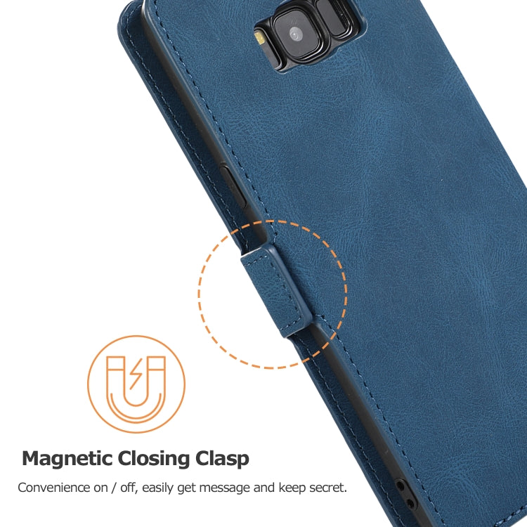 For Samsung Galaxy S8 Plus Retro Magnetic Closing Clasp Horizontal Flip Leather Case with Holder & Card Slots & Photo Frame & Wallet