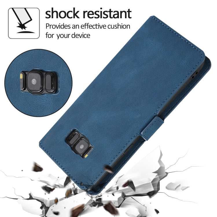For Samsung Galaxy S8 Plus Retro Magnetic Closing Clasp Horizontal Flip Leather Case with Holder & Card Slots & Photo Frame & Wallet