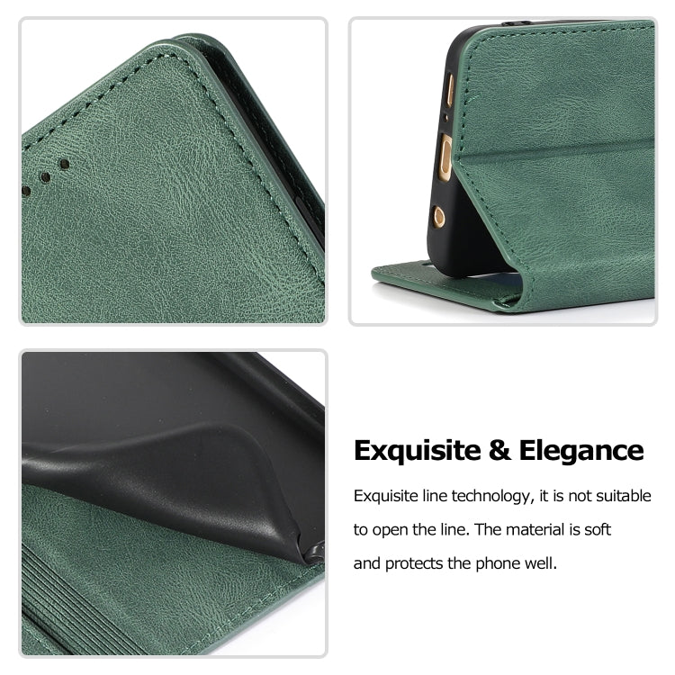 For Samsung Galaxy S9 Retro Magnetic Closing Clasp Horizontal Flip Leather Case with Holder & Card Slots & Photo Frame & Wallet