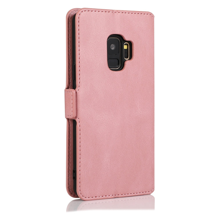For Samsung Galaxy S9 Retro Magnetic Closing Clasp Horizontal Flip Leather Case with Holder & Card Slots & Photo Frame & Wallet