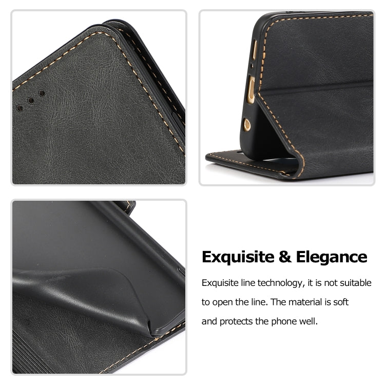 For Samsung Galaxy S9 Retro Magnetic Closing Clasp Horizontal Flip Leather Case with Holder & Card Slots & Photo Frame & Wallet