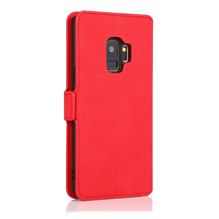 For Samsung Galaxy S9 Retro Magnetic Closing Clasp Horizontal Flip Leather Case with Holder & Card Slots & Photo Frame & Wallet