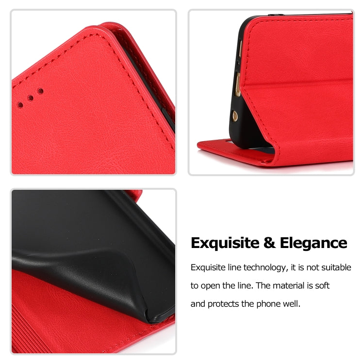 For Samsung Galaxy S9 Retro Magnetic Closing Clasp Horizontal Flip Leather Case with Holder & Card Slots & Photo Frame & Wallet